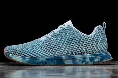 Nobull Tie-Dye Mesh Runner Men's Running Shoes Mint | Australia (NI9742)